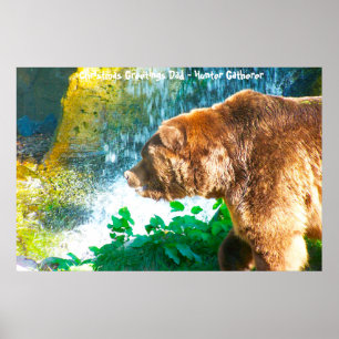 Poster Cartões de natal Pai Hunter Gatherer