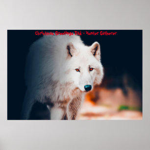 Poster Cartões de natal Pai Hunter Gatherer