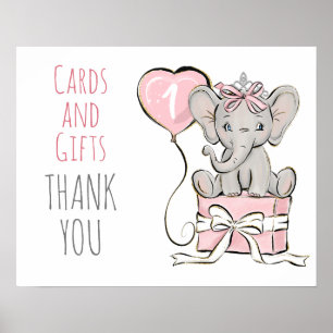 Poster Cartões de Presente de Aniversário da Princesa Ele