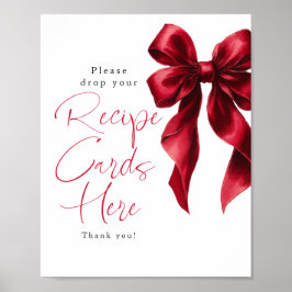 Poster Cartões de receita - Sinal de Chá de panela Arco v