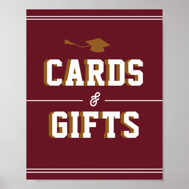 Poster Cartões e Favoritos de Cores da Escola de Graduaçã (Frente)
