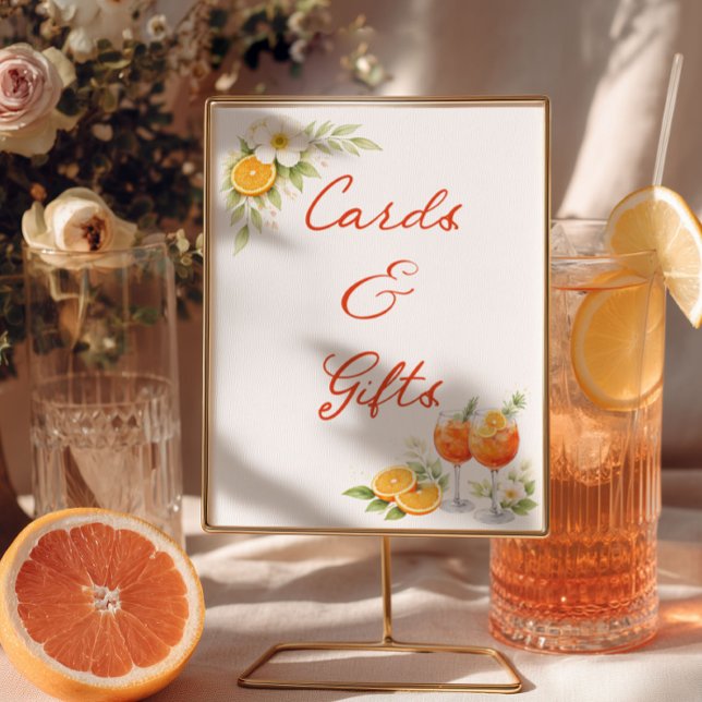 Poster Cartões E Presentes Aperol Spritz Chá De Noiva (Criador carregado)