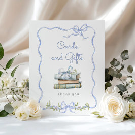 Poster Cartões e presentes Arco azul Nova Capítulo chá de