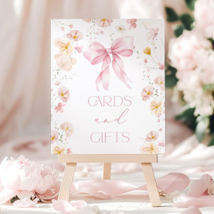 Poster Cartões e Presentes Arco Rosa para Chás de Bebê Me