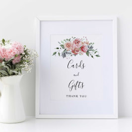 Poster Cartões e Presentes Blush Rosa Rosa Salgado