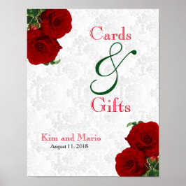 Poster Cartões e presentes - Casamento profundo da Rosa v