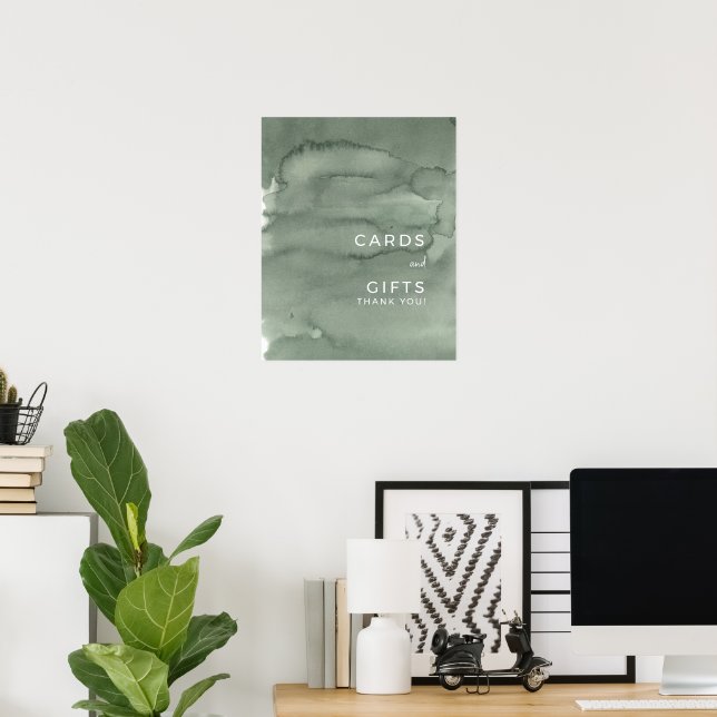 Poster Cartões e Presentes de Cartaz de Casamento. (Escritório em casa)