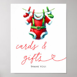 Poster Cartões e presentes de Chá de fraldas Holly Christ