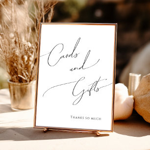 Poster Cartões e presentes de Chá de fraldas neutro Whims