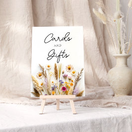 Poster Cartões e presentes de flores silvestres