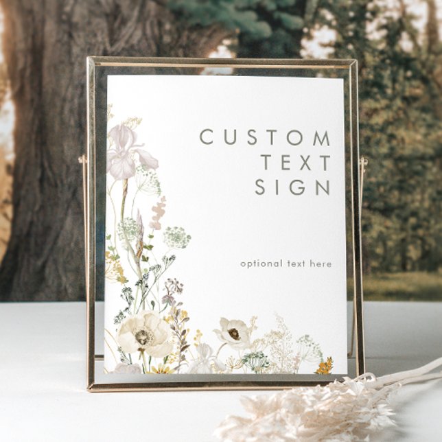 Poster Cartões e Presentes de Flores Silvestres Caprichos (Criador carregado)