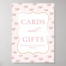 Poster Cartões e presentes do chá de panela Tea Party