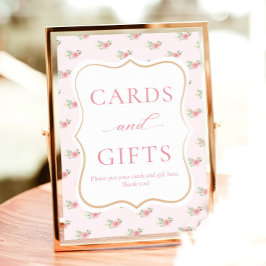 Poster Cartões e presentes do chá de panela Tea Party