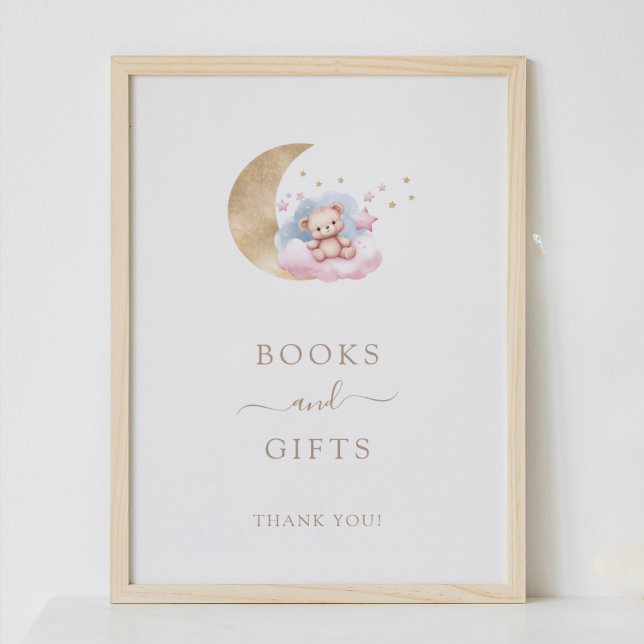 Poster Cartões e presentes Dourados Sinal de Chá de frald (Criador carregado)