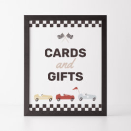 Poster Cartões e presentes duas Festas de aniversário ráp