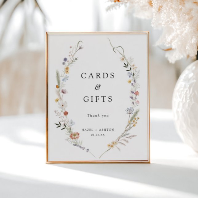 Poster Cartões e Presentes Earthy Wildflower (Criador carregado)