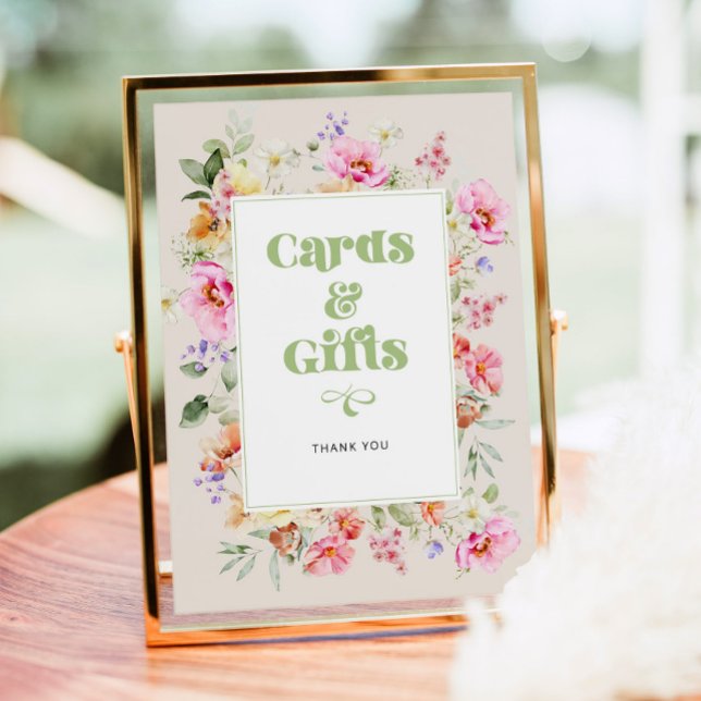 Poster Cartões e presentes elegantes brilhantes de flores (Criador carregado)