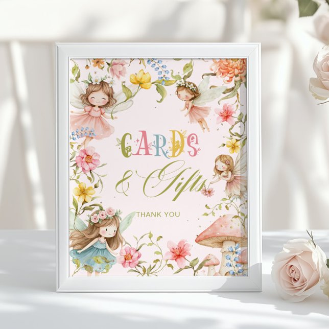 Poster Cartões e Presentes Fada Primeiro Aniversário Enca (Criador carregado)