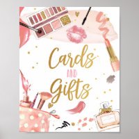 Cartões e presentes Festa Spa Makeup Glamor Girl P