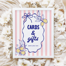 Poster Cartões e presentes mediterrânicos CIAO BABY Lemon