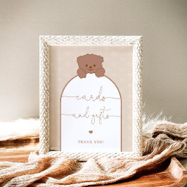 Poster Cartões e presentes modernos e modernos e minimali