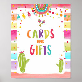 Poster Cartões e presentes Obrigado Cartaz de Mesa Cactus