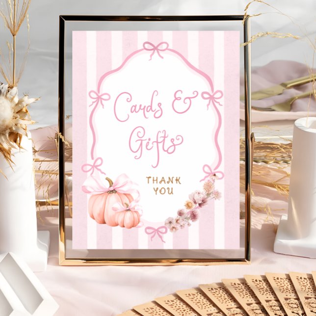 Poster Cartões e Presentes para Chá de Bebê Floral de Abó (Criador carregado)