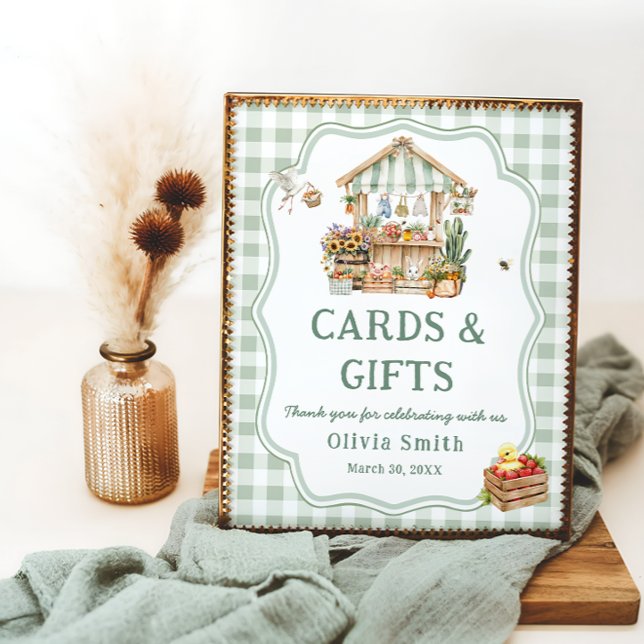 Poster Cartões e Presentes para Chá de Bebê no Mercado de (Criador carregado)