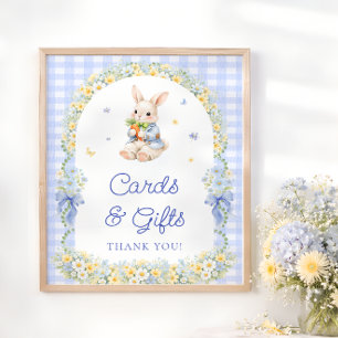 Poster Cartões e Presentes para Chás de Bebê do Menino Co