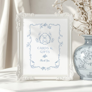 Poster Cartões e presentes para ursos de pelúcia Vintage