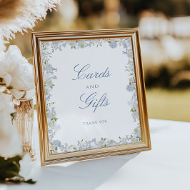 Poster Cartões e Presentes Românticos de Casamento Floral