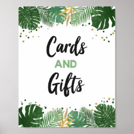 Poster Cartões e presentes - Sinal de Aniversário Tropica