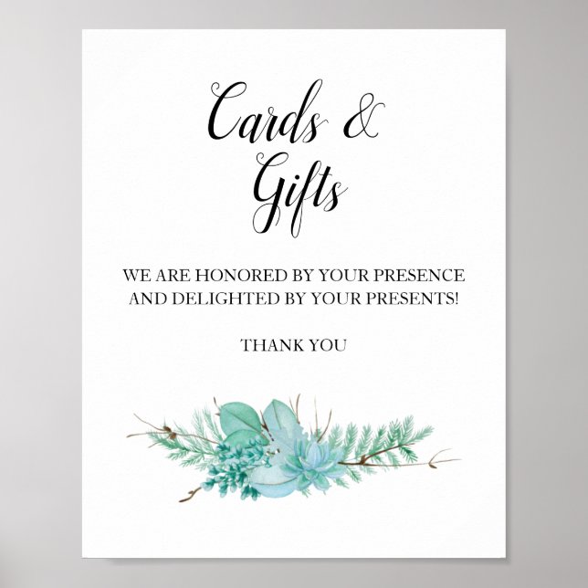 Poster Cartões e presentes - Sinal de Casamento Genérico (Frente)