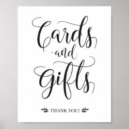 Póster Cartões e Presentes - Sinal de Casamento Moderno