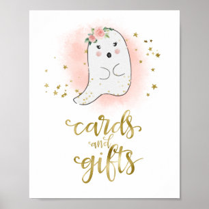 Poster Cartões e presentes - Sinal de Chá de fraldas de H