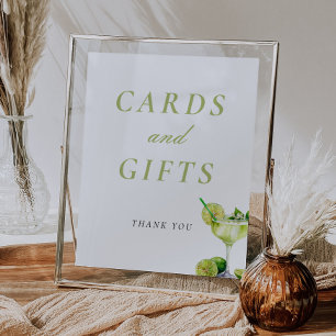 Poster Cartões e Presentes Sinal de Chá de panela Fiesta 