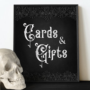 Poster Cartões e presentes - Sinal de Mesa de Casamento G