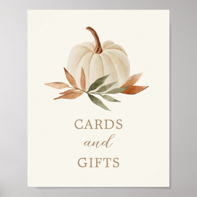 Poster Cartões e presentes - Sinal de pequeno Chá de fral (Frente)