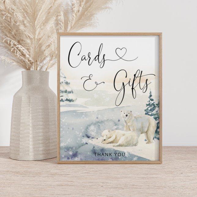 Poster Cartões e presentes Urso Polar (Criador carregado)