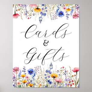 Poster Cartões e Presentes Wildflower Floral