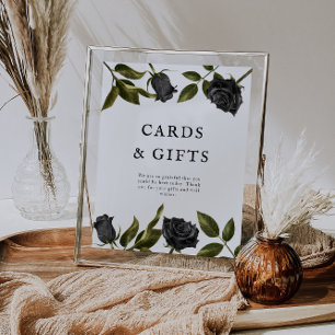 Poster Cartões e Sinal de Ofertas com Chá de panela Gótic