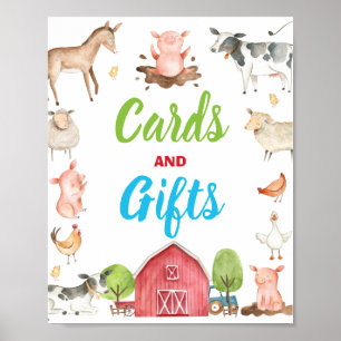 Poster Cartões e Sinal de Ofertas de Festas de Fazenda Bo