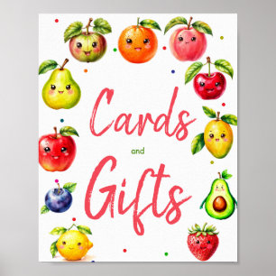 Poster Cartões e Sinal de presentes