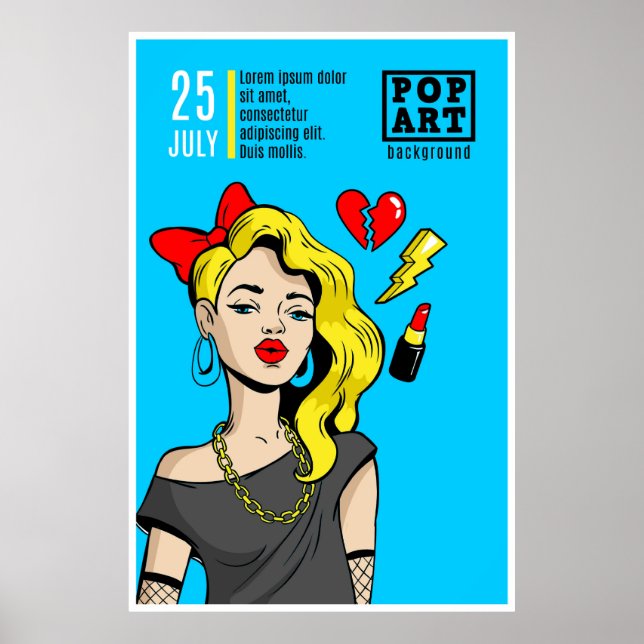 Poster Cartões em quadrinhos (Frente)