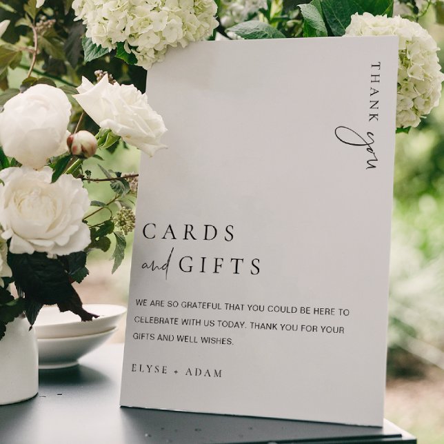 Poster Cartões Mínimos e Sinal de Presente da Estelle (Ellesmere Cards and Gifts Sign )