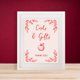 Poster Cartões & Presentes Chuvinha de Amor Baby Shower