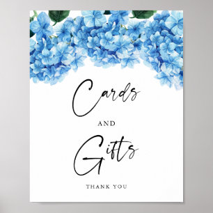 Poster Cartões Presentes para Chá de Noiva Floral Hortêns