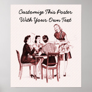 Póster Cartões retrorreflectores e café