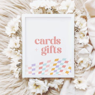 Poster Cartões retrorreflectores e presentes controlados