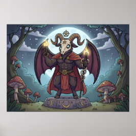 Poster Cartoon Baphomet